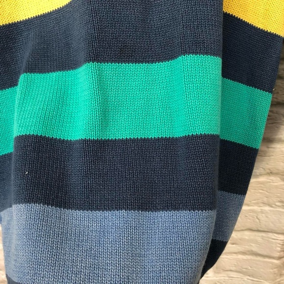 Vintage Liz Wear By Liz Claiborne Women’s SP rainbow knit Crewneck sweater - Picture 3 of 4